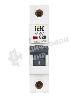 Выключатель автоматический 1п C 20А M06N ARMAT IEK AR-M06N-1-C020