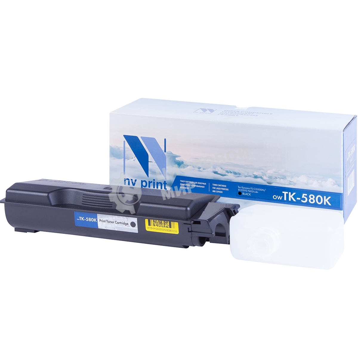 Картридж NVPrint совместимый Kyocera TK-580 черный для FS-C5150DN/ECOSYS P6021cdn (3500k)