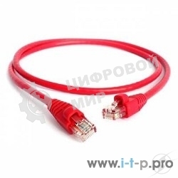 Коммутационный шнур Комм шнур, UTP, кат 5e, 2м с RJ45 (красный)