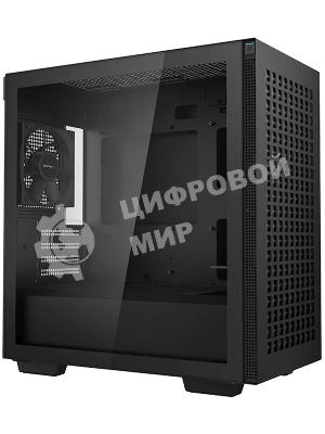Компьютерный корпус Deepcool CH370 черный без БП mATX 1x120мм 1xUSB 2.0 1xUSB 3.0 audio bott PSU