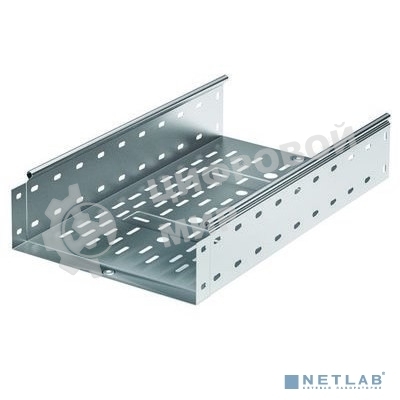 Лоток листовой перфорированный 300х100 L3000 сталь 0.7мм ДКС 35344