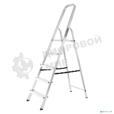 Стремянка Сибртех ступеней алюминиевая