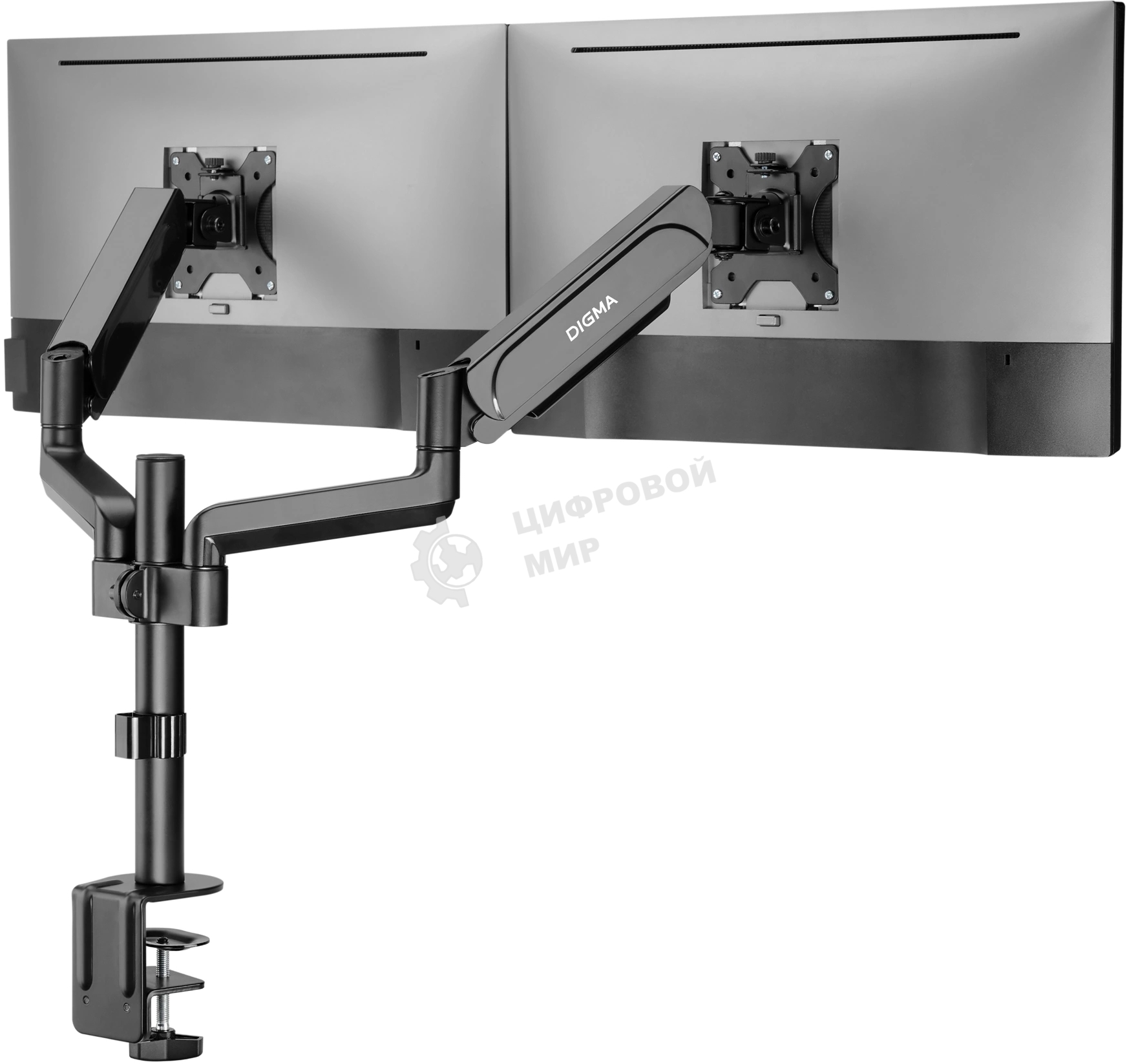 Кронштейн для мониторов ЖК Digma D-MM202D черный 17