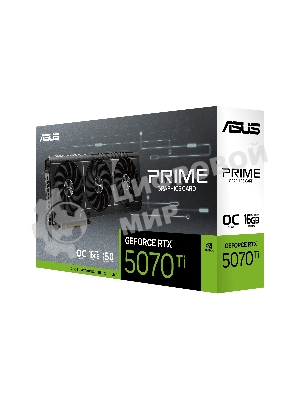 Видеокарта ASUS PRIME-RTX 5070TI-O16G RTX 5070TI HDMIx1,DPx3,16G,D7