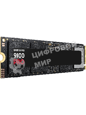 Накопитель SSD 1Tb Samsung 9100 PRO, M.2, PCI-E 5.0 x4, TLC 3D NAND [R/W - 14800/13400 Mb/s]