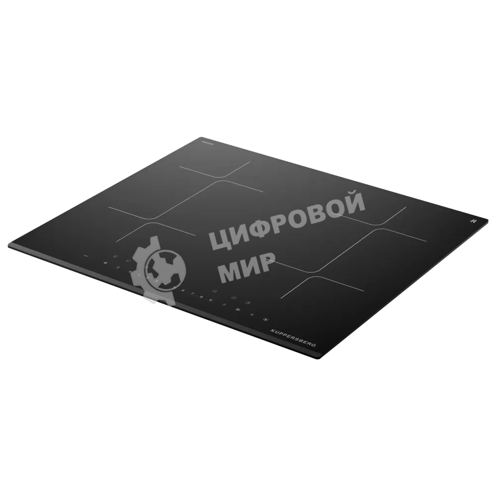 Варочная поверхность Kuppersberg/ Варочная поверхность Kuppersberg, индукция, High-Tech, 9 уровней мощности, inverter, таймер, пауза, Booster, автоматическое отключение, Flexi-zone, слайдерное управление, поддержание тепла, черный