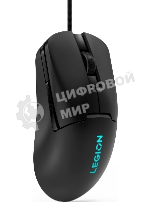 Мышь проводная Lenovo Legion M300s черный, 8000 dpi, USB, кнопки - 6