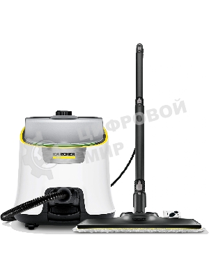 Пароочиститель Karcher SC 4 Deluxe Iron EasyFix белый, напольный, 2200 Вт, 60 г/мин, 1300 мл