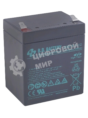 Батарея для ИБП B.B. Battery HRC 5.5-12 (12V 5Ah)