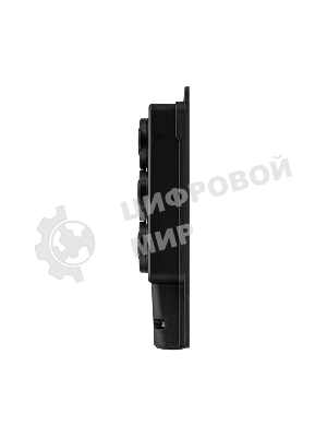 Розетка штепсельная Rexant трехместная, влагозащищенная, с/з, 16 А, IP54, каучук