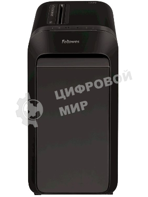 Шредер Fellowes PowerShred LX220 черный (секр.P-4)/перекрестный/20лист./30лтр./скрепки/скобы/пл.карты