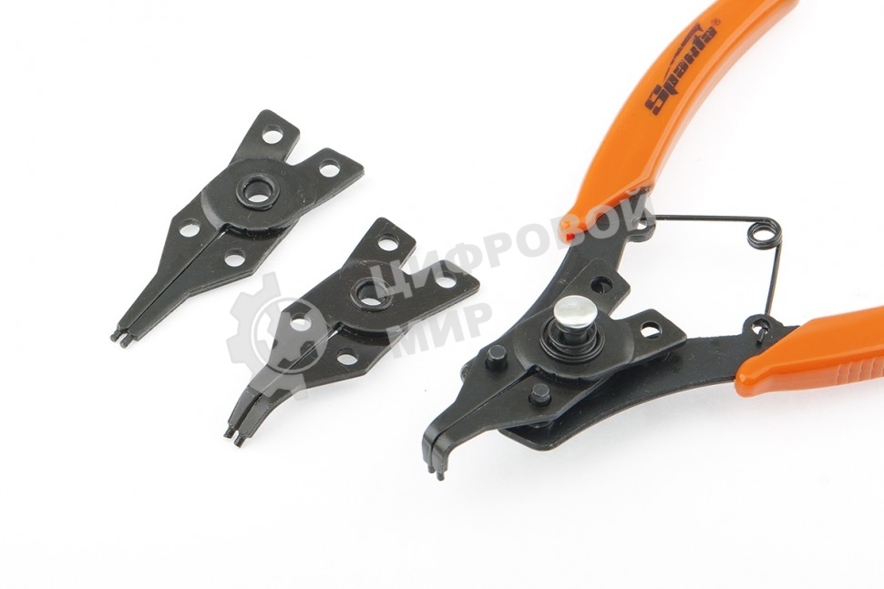 Съемник для стопорных колец с насадками Sparta 150 мм, универсальный