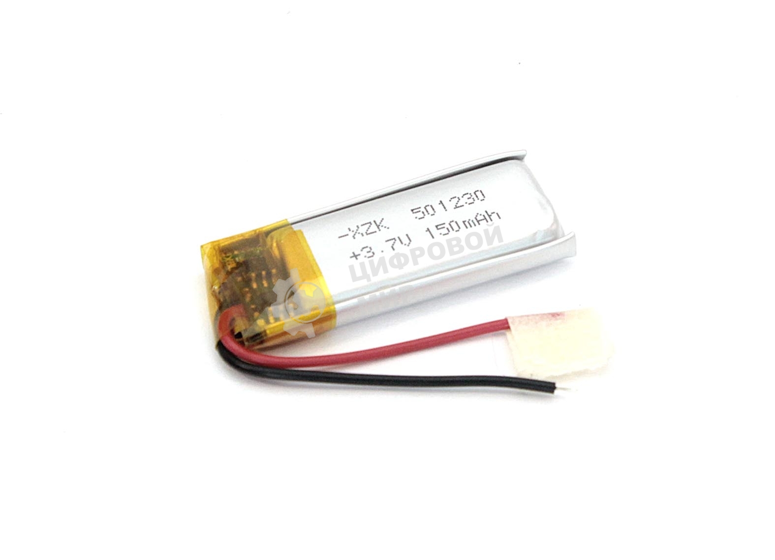 Аккумулятор Li-Pol (батарея) 5*12*30мм 2pin 3.7V/140mAh