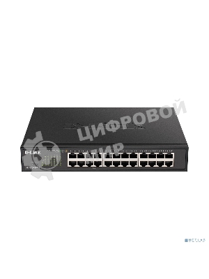 Коммутатор настраиваемый L2 D-Link DGS-1100-24PV2/A3A c 24 портами 10/100/1000Base-T (12 портов РоЕ 802.3af/at, PoE-бюджет 100 Вт)