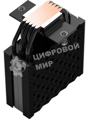 Устройство охлаждения (кулер) PcCooler RT500 Digital BK ARGb RT500-BKAWYL-GL черный 120мм алюминий+медь 2200rpm 32db 4-pin 240W