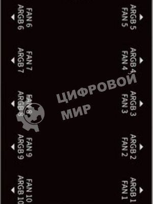 Контроллер подсветки для корпуса Ocypus Delta EH10 BK (Delta-EH10-BKN00XXX-GL)