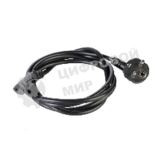 Шнур питания с заземл. IEC 60320 C13/EU-Schuko, 10А/250В (3x1,0), длина 3 м. (R-10-Cord-C13-S-3)