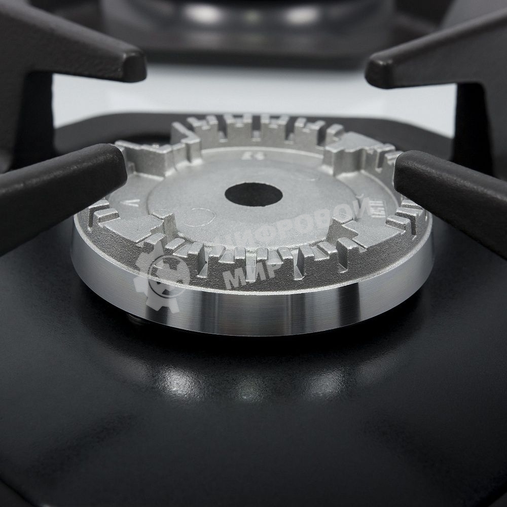 Газовая варочная панель Maunfeld EGHG.32.2CW/G, 2 конфорки, закаленное стекло, белый