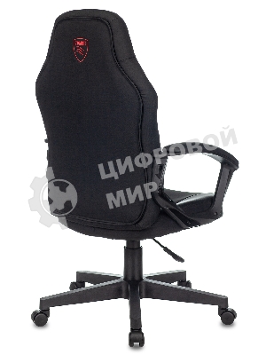 Кресло Бюрократ Zombie 10 черный, экокожа, 120 кг, механизм качания