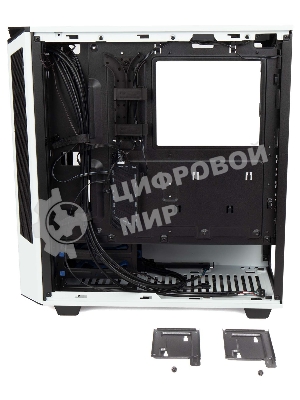 Компьютерный корпус Hiper PW81 белый без БП ATX 3x120мм 2xUSB2.0 2xUSB3.0 audio bott PSU