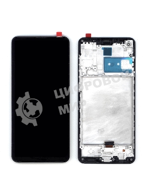 Дисплей для Samsung Galaxy A21S SM-A217F TFT черный с рамкой