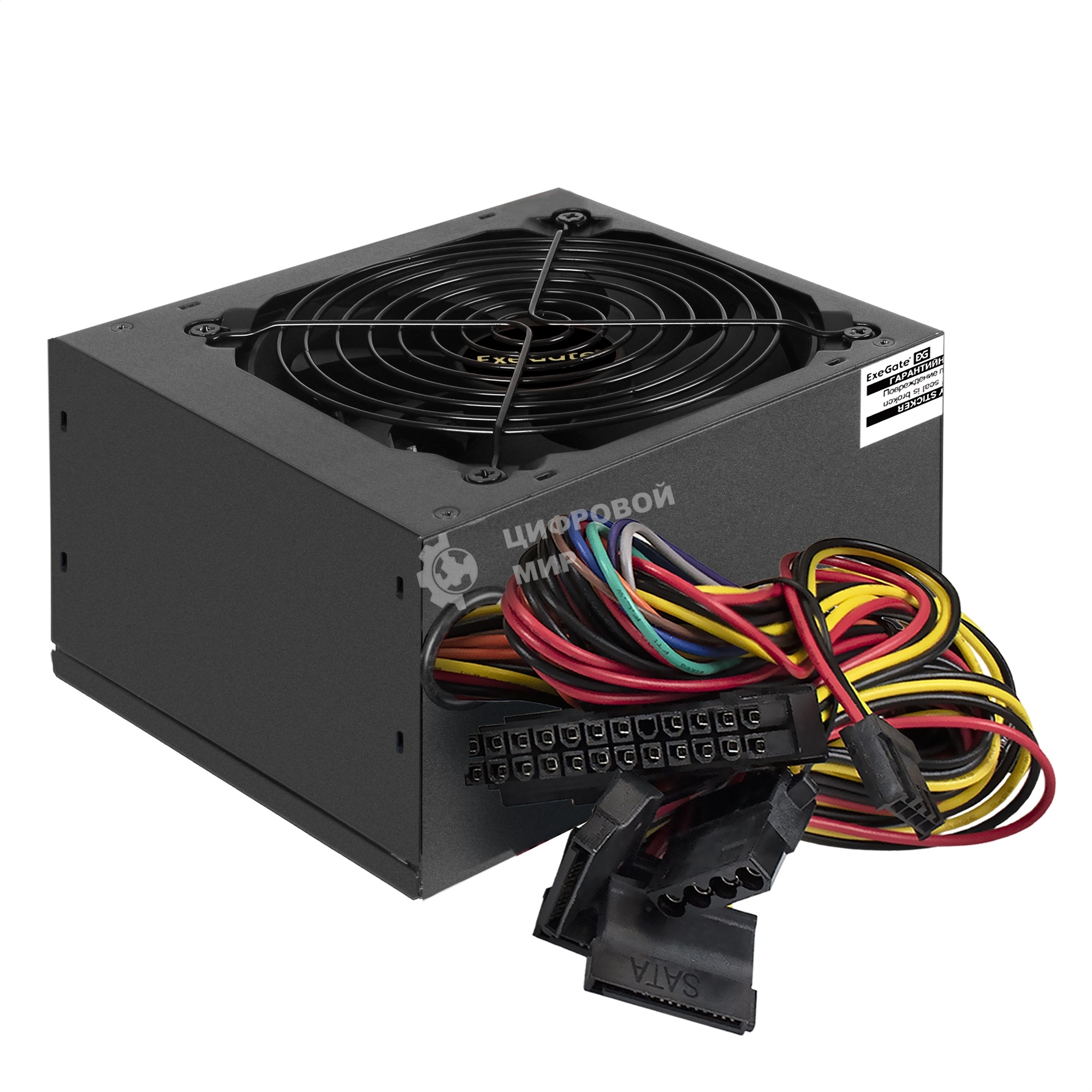 Блок питания ExeGate 750PPE, 750W, (ATX, APFC, PC, КПД 80% (80 PLUS), 12cm fan, 24pin, 2x(4+4)pin, 4xPCI-E, 6xSATA, 3xIDE, черный, кабель 220V в комплекте 1,8м)