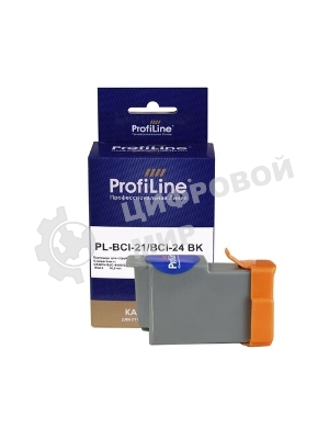 Картридж струйный ProfiLine PL-BCI-21 & BCI-24 для принтеров Canon BJC 4000/S200/S300 Black водн