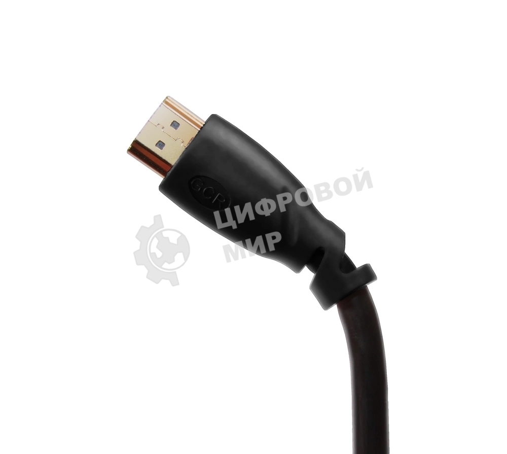 Кабель Greenconnect Premium 2.0m HDMI v2.0 HDR Ultra HD 4K60 Hz/5K30Hz, 3D, Ethernet 18.0 Гбит/с, OD8.0мм, 28/26 AWG, черный, GCR-50542