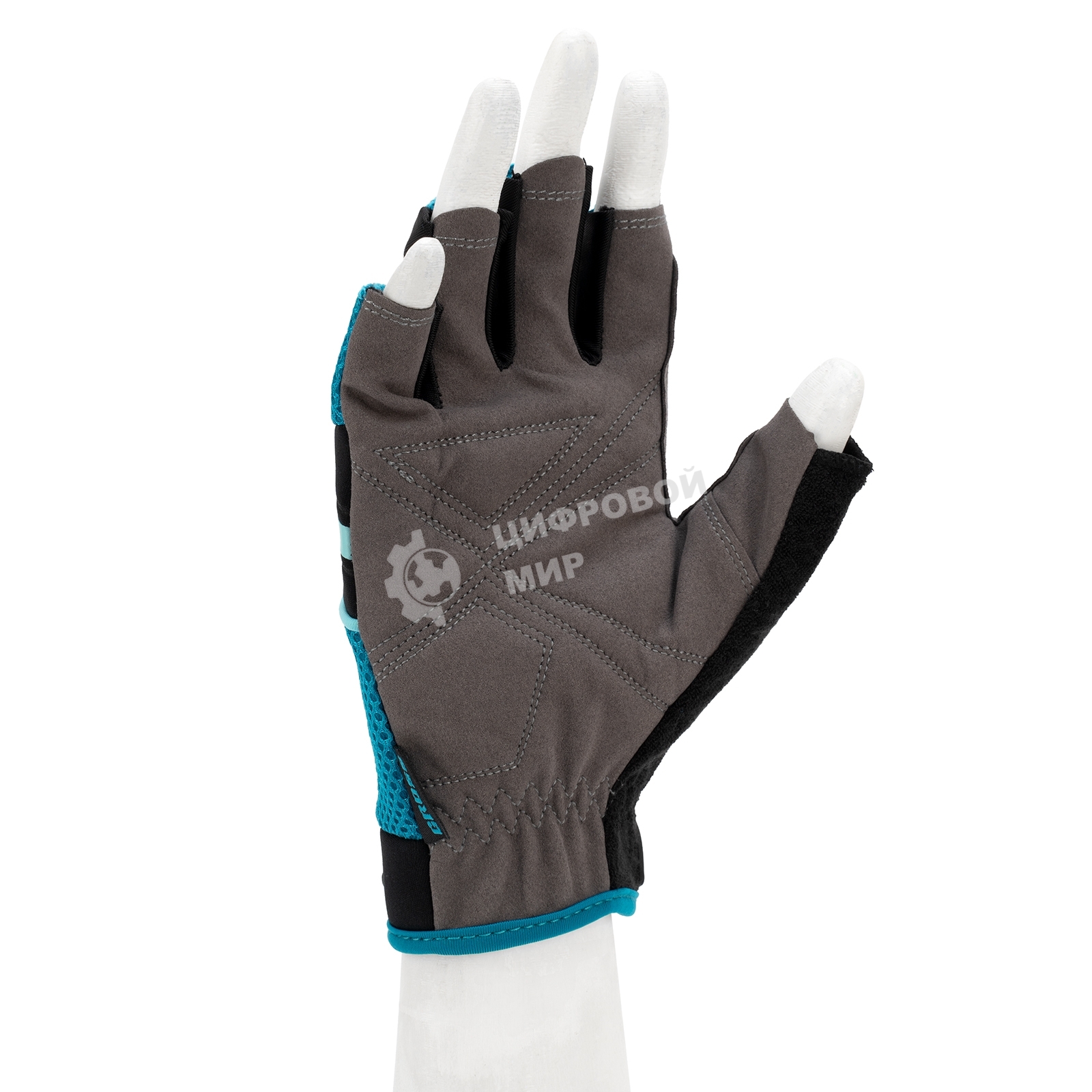 Перчатки комбинированные облегченные Gross открытые пальцы, AKTIV, размер L (9)