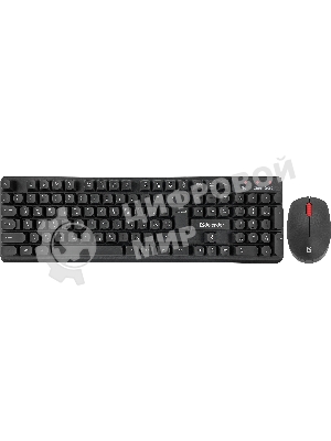 Комплект клавиатура+мышь Defender Milan C-992 беспроводной, USB, 1000 DPI, чёрный