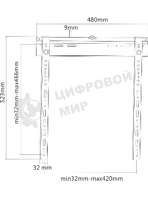 Кронштейн ULTRAMOUNTS UM816F 32
