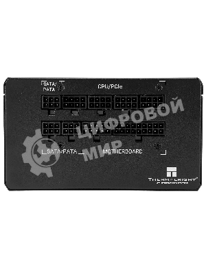 Блок питания Thermalright, 650W 80+ Bronze (ATX, 3.0, Full modular, 1x24(20+4)pin, 2xCPU 8(4+4)pin, 4xPCIe*2 8(6+2)pin, 3xSATA3, 3xMOLEX4pin, Active, 120x120мм, 150x140x86mm, APFC, черный)