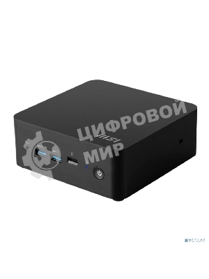 Мини ПК MSI Cubi NUC 1M-044XRU Core 5 120U (1.4) 16Gb SSD 512Gb Graphics CR без ОС 2xGbitEth WiFi BT 120W черный (9S6-B0B111-409)