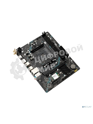 Материнская плата Maxsun B450M GAMING WIFI, AM4, AMD B450, 2xDDR4 (до 64 ГБ), 2xSATA, 1xM.2 (PCIe 3.0 x4), 1xPCIe 3.0 x16, 1xPCIe 3.0 x1, 1xHDMI, 1xDP, 1x1Gb LAN, Wi-Fi 5, Bluetooth 4.2, 4xUSB-A 5Gbps, 2xUSB-A 2.0, 3x3.5 мм, 7.1, mATX