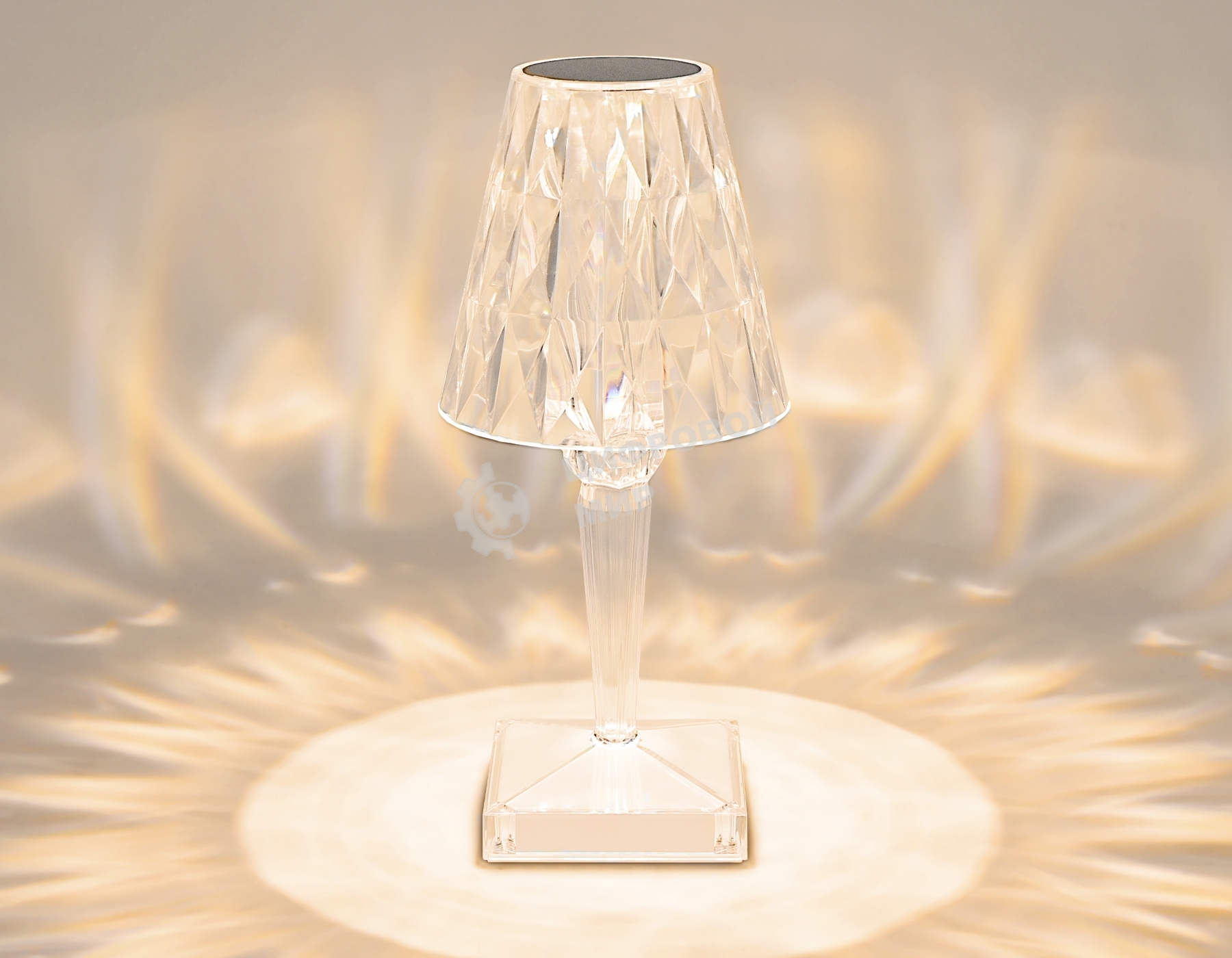Настольная светодиодная лампа Ambrella light DE8055 CL прозрачный LED 3000K/4200K/6400K 3W