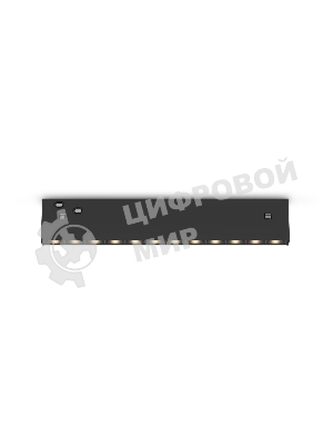 Трековый светильник GL2335 BK черный IP20 10W 3CCT 3000/4200/6400K 48V 200*10*37