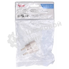 Сетевой разветвитель Buro BU-PS2F-W (2 розетки) белый (пакет ПЭ)
