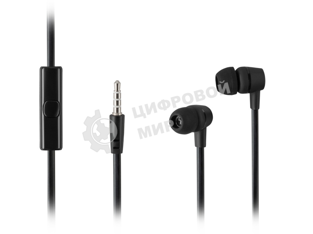 Проводные наушники Harper HV-107 черный, внутриканальные, проводной