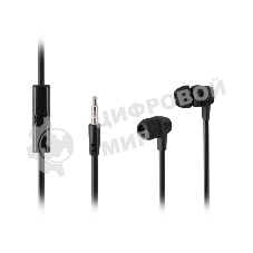 Проводные наушники Harper HV-107 черный, внутриканальные, проводной