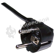 Шнур питания Lanmaster C19-Schuko угловая, 3х1.5, 220В, 16А, черный, 2 метра