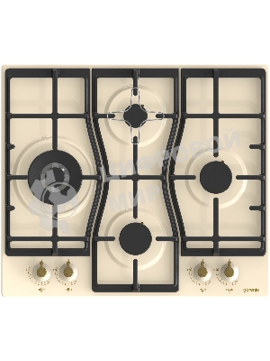 Газовая варочная панель Gorenje GW6D42CLI слоновая кость