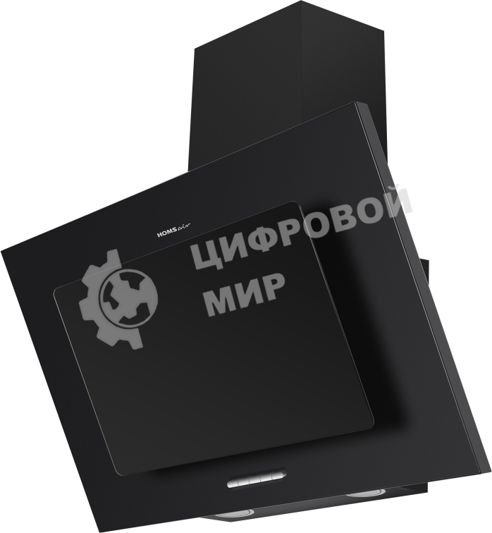 Вытяжка наклонная HOMSair BELL 60 черный, 60 см, 650 куб. м/ч, 47 дБ