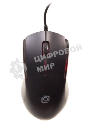Мышь проводная Oklick 245M черный, 1000 dpi, USB, кнопки - 3