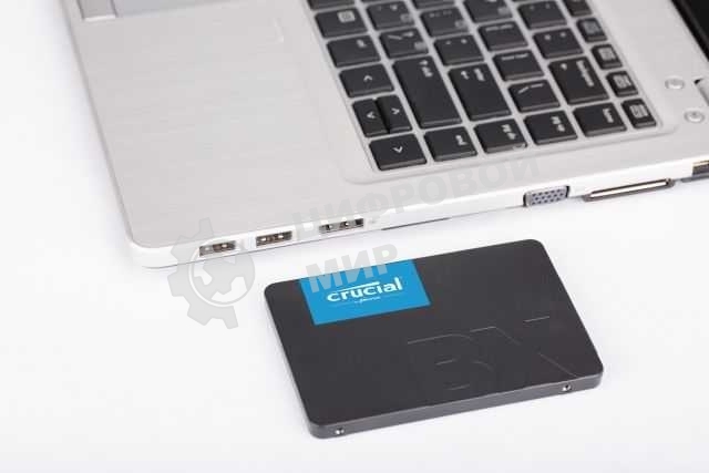 Накопитель SSD Crucial BX500, 1Tb, SATA III, 2.5
