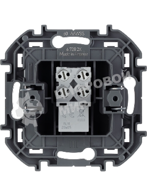 Телефонная розетка RJ11 антрацит