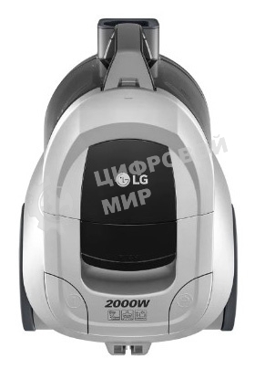 Пылесос LG VC5420NNTS серебристый/черный, 380/2000 Вт, уборка сухая, пылесборник контейнер 1.3 л