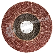 Круг лепестковый торцевой КЛТ-1, зернистость Р60(25Н), 125 х 22,2 мм, (БАЗ) Россия