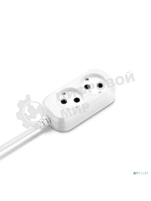 Сетевой удлинитель Buro BU-PSL2.3/W 3 м (2 розетки) белый (пакет ПЭ)