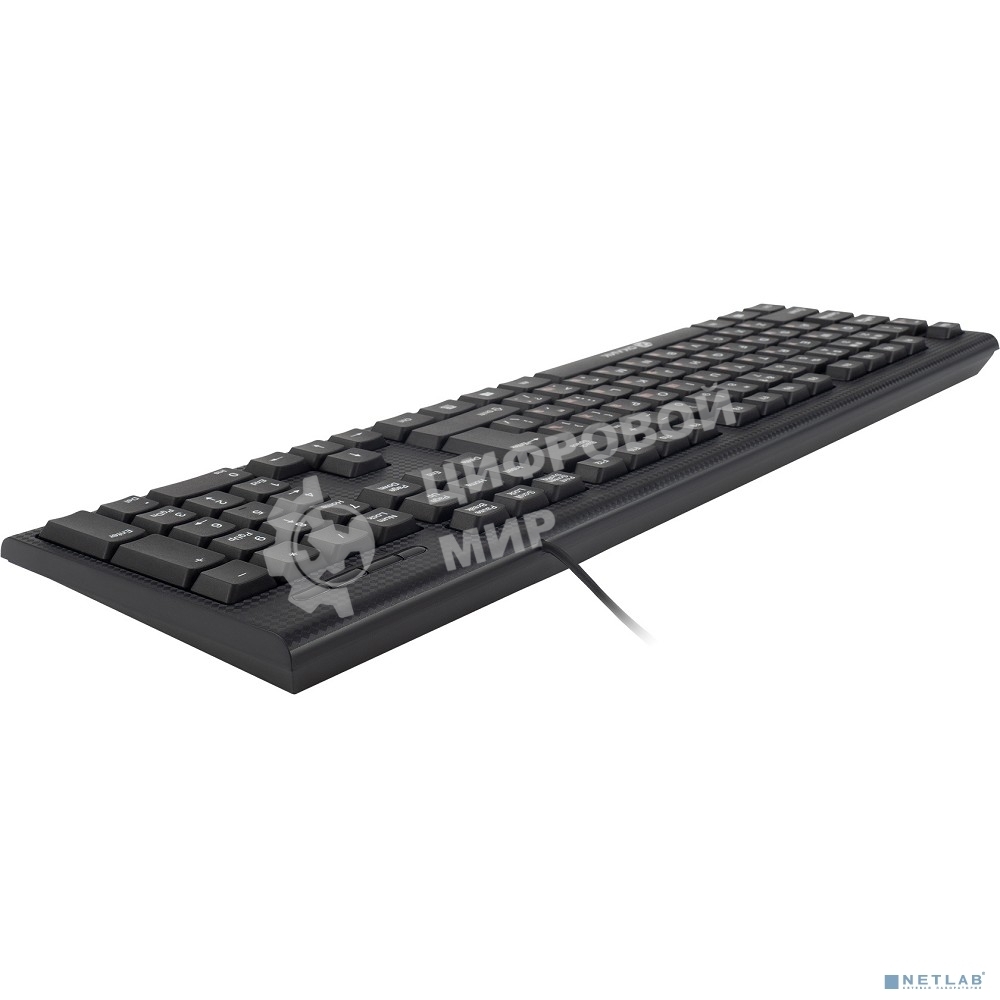 Комплект клавиатура + мышь Oklick 630M клав:черный мышь:черный USB