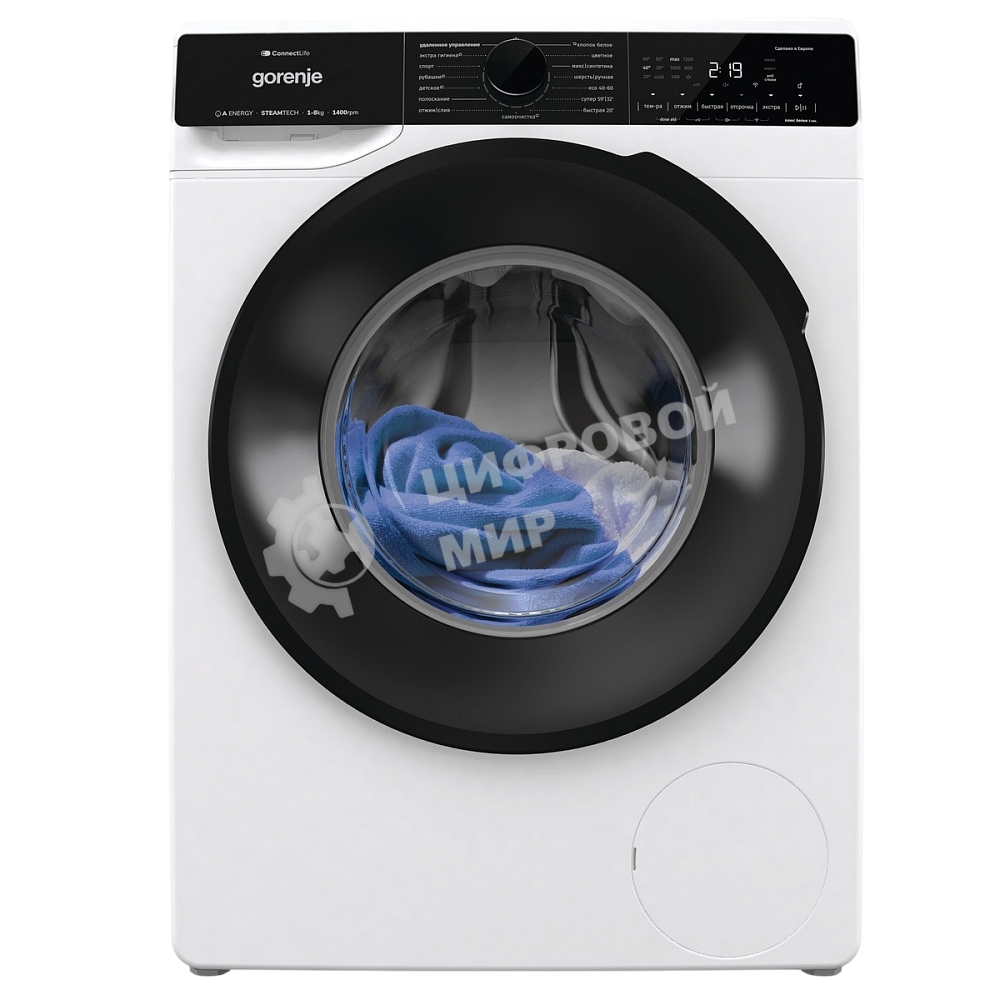 Стиральная машина Gorenje WPNA84A2TWIFI/C белый загр. фронтальная макс.: 8 кг 1400об/мин класс: А+++